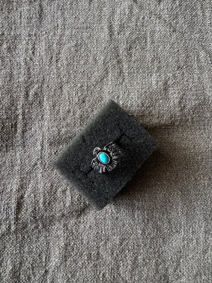 Gök kuşu motifli bohem yüzük - Görsel 3