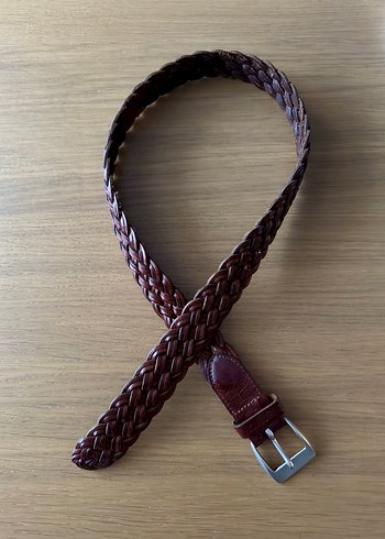 Vintage chevignon deri kemer - Görsel 2