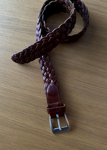 Vintage chevignon deri kemer - Görsel 4