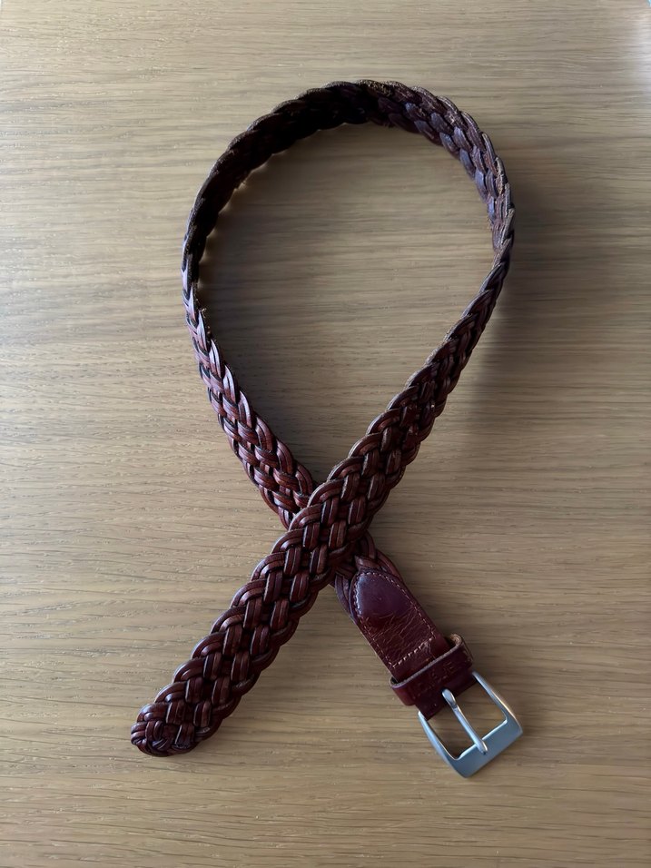 Vintage chevignon deri kemer - Görsel 2