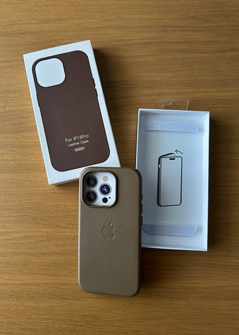 Iphone 15 Pro MagSafe Deri Kılıf - Görsel 3