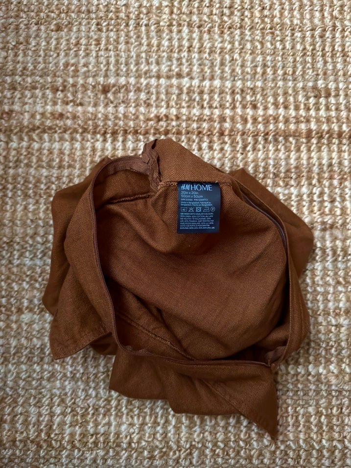 H&M Home keten karışımlı kırlent kılıfı - Görsel 3