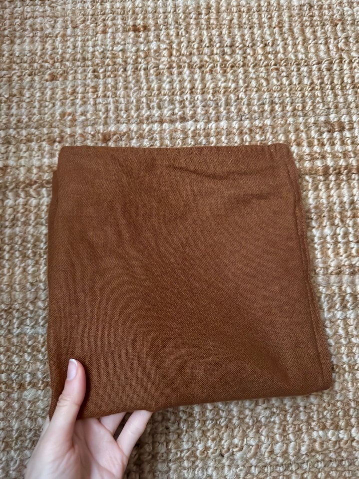 H&M Home keten karışımlı kırlent kılıfı - Görsel 5