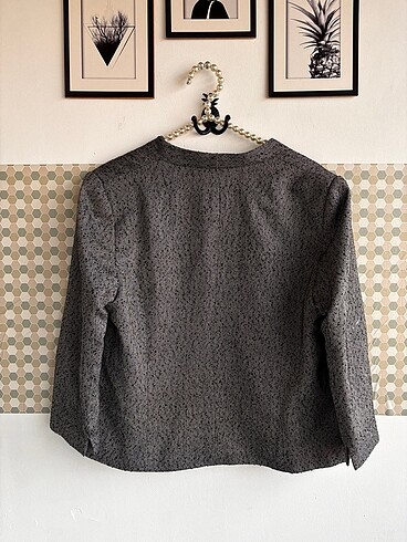 42 Beden gri Renk Blazer ceket