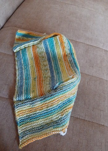 Çok Renkli Kız Triko Yelek - Görsel 5