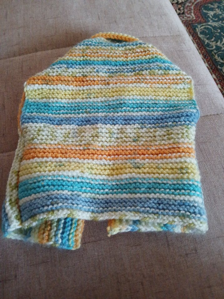 Çok Renkli Kız Triko Yelek - Görsel 3