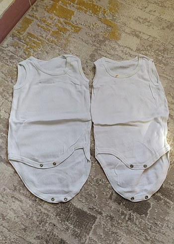 Bebek İç Çamaşırı Beyaz 2'li Paket - Görsel 2