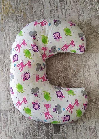 Renkli Desenli Emzirme ve Hamile Yastığı - Görsel 11