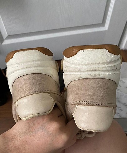 40 Beden ten rengi Renk Kalın taban spor ayakkabı