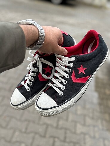 41 Beden siyah Renk Sıfır Orjinal Converse Cons