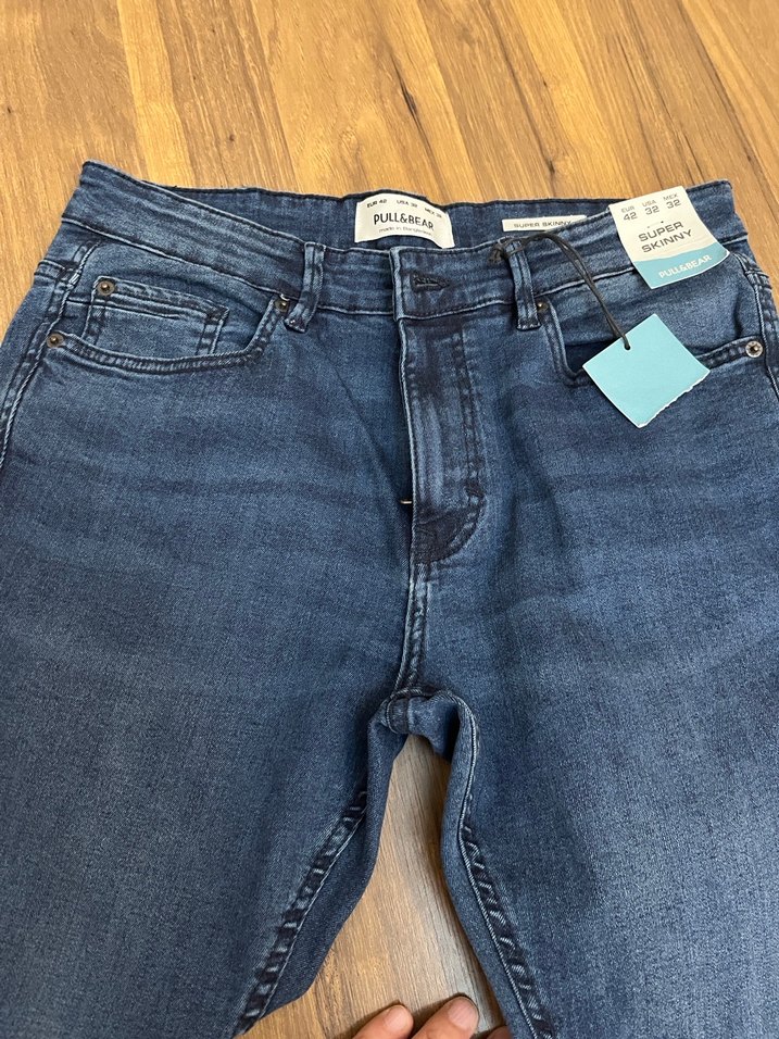 Mavi Süper Skinny Denim Jean Pull &Bear - Görsel 3