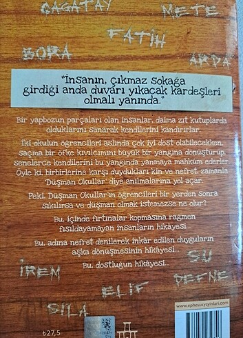  Ephesus yayinları düşman okullar 1.baskı
