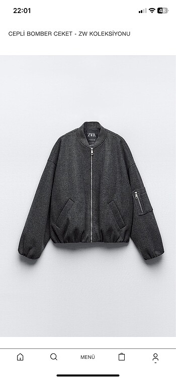 Zara bomber ceket
