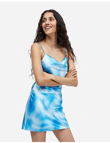H&M H&M saten elbise