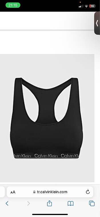 Calvin klein bralet