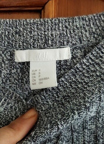 xs Beden H&M Uzun Triko Elbise