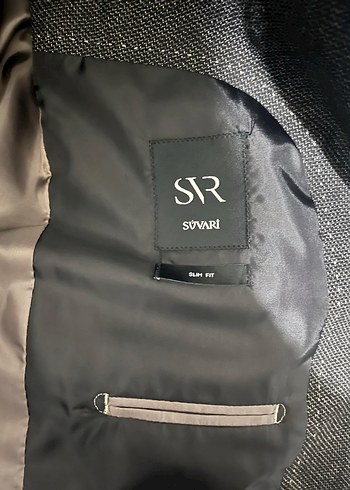 Gri Düğmeli Erkek Takım Elbise - Görsel 3