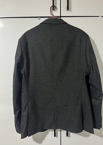 Gri Düğmeli Erkek Takım Elbise - Görsel 2