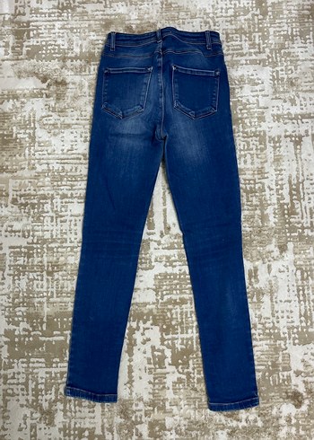 Kadın Mavi Denim Regular Fit Jean - Görsel 2