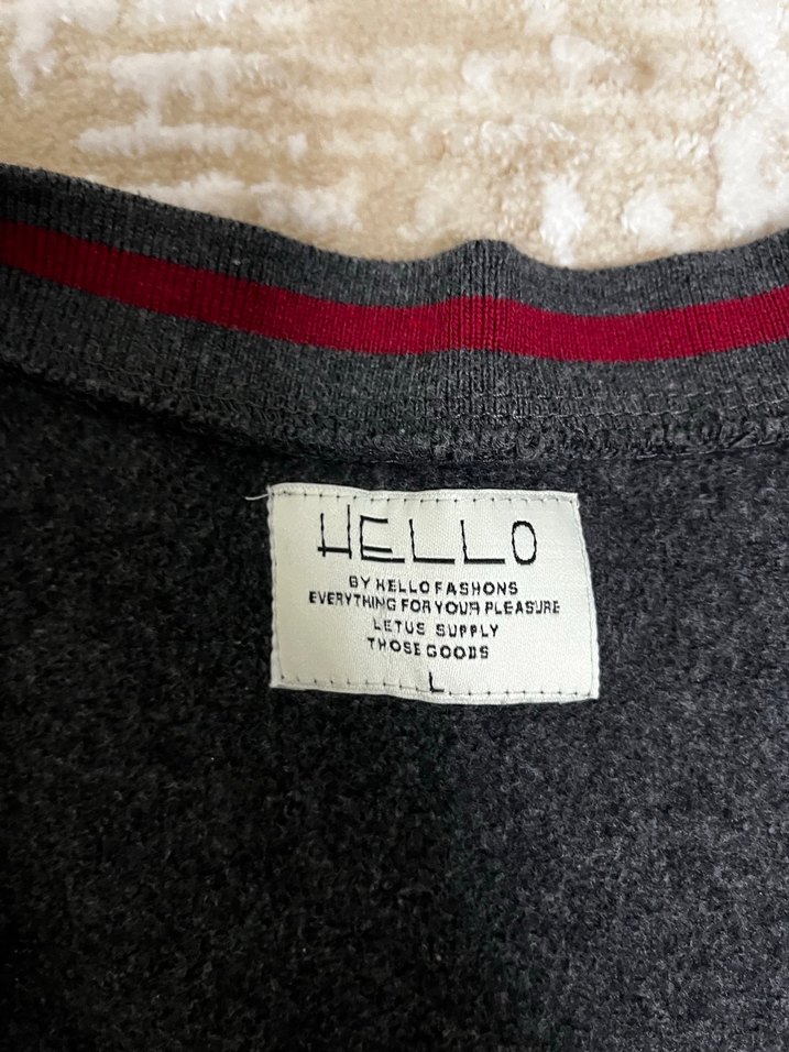 Düğmeli Gri Kadın Yün Ceket - Görsel 3