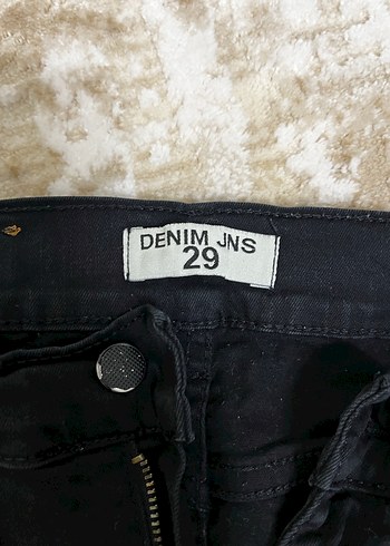 Siyah Midi Boy Regular Fit Kadın Kot Pantolon - Görsel 3