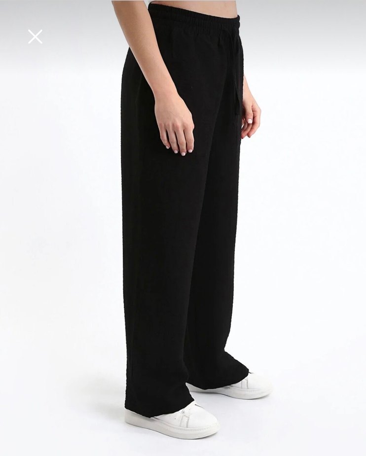XSİDE BELİ LASTİKLİ KADIN PANTOLON - Görsel 3