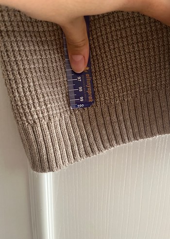 Diğer Bej Uzun Örgü Kadın Hırka Allday