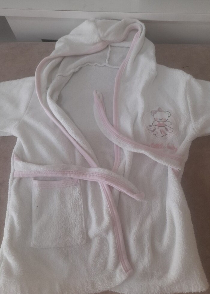 Kiz bebek bornoz - Görsel 3