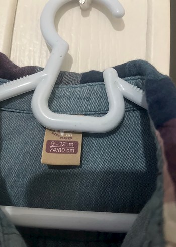 12-18 Ay Beden çeşitli Renk Erkek Çocuk Uzun Kollu Gömlek