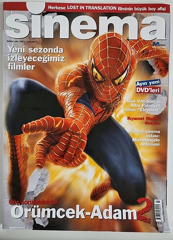 Beden sinema dergisi 6.sayı temmuz 2004 lost in translation filminin a