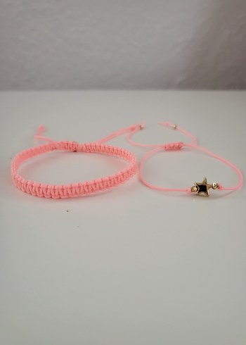 Pembe Bohem Bileklik Seti - Görsel 3