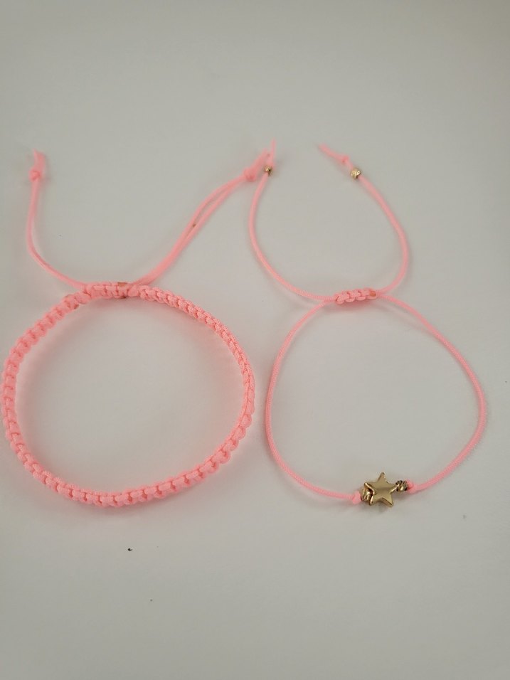 Pembe Bohem Bileklik Seti - Görsel 2
