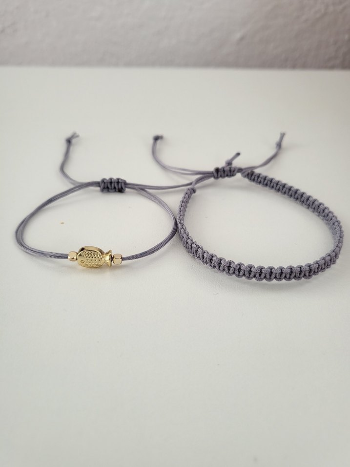 Gri Bohem  Kadın Bileklik Seti - Görsel 2
