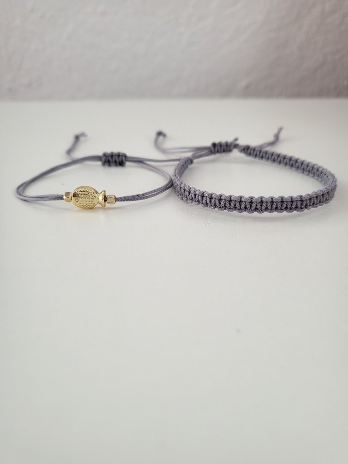 Gri Bohem  Kadın Bileklik Seti - Görsel 3