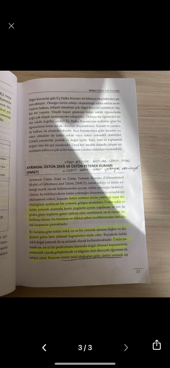 Üstün Zekâlılar Özellikleri ve Eğitimleri Kitabı - Görsel 3