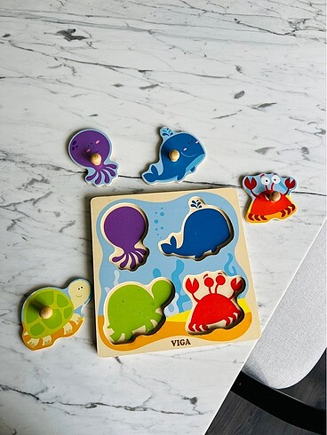 Mothercare Viga ahşap puzzle yapboz