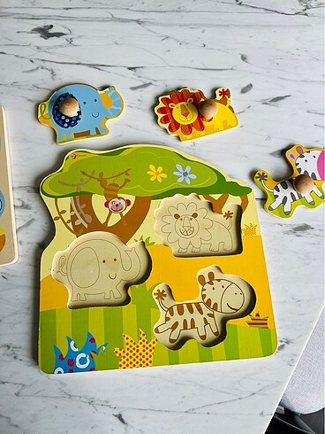 Diğer Classic world ahşap puzzle bebek yapboz