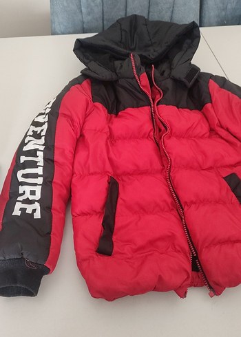 kırmızı mont - Görsel 2