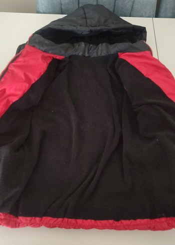 kırmızı mont - Görsel 4