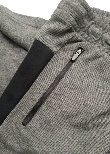 Gri Erkek Outdoor Fermuarlı Eşofman Altı - Görsel 6