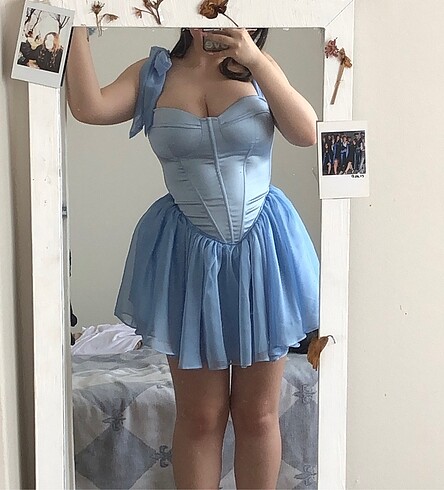 Korseli Mini Elbise