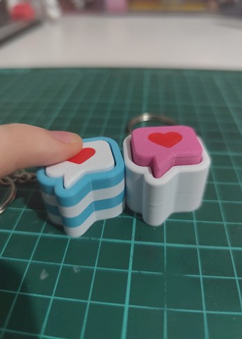 kalpli sohbet baloncuğu Anahtarlık - Görsel 2