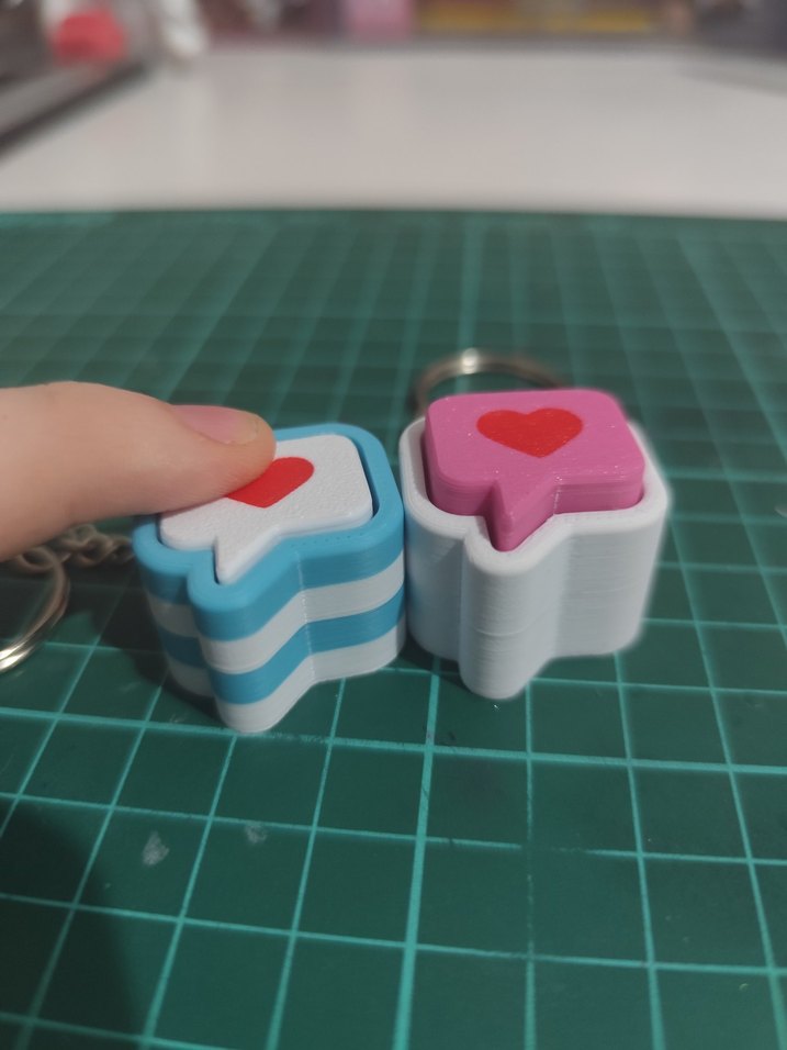 kalpli sohbet baloncuğu Anahtarlık - Görsel 2