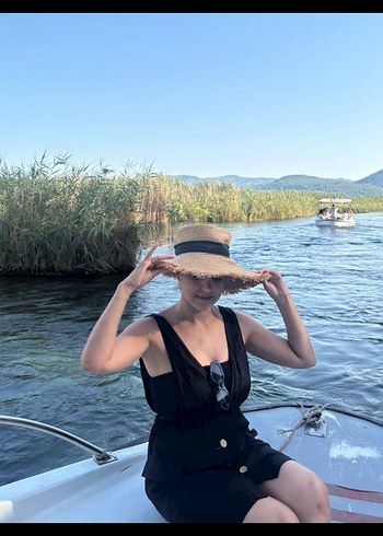 Diğer Keten kısa elbise