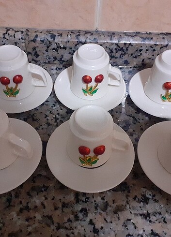 Yeni model fincan takımı kirazlı - Görsel 4