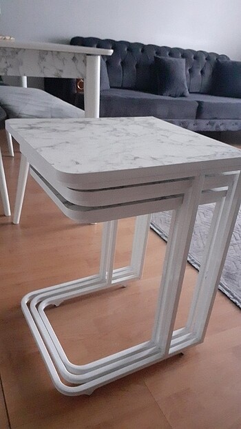 Zigon sehpa üçlü - Görsel 5