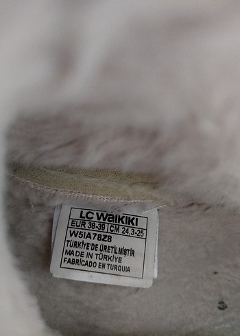 Kızlar için bej panduf - Görsel 5