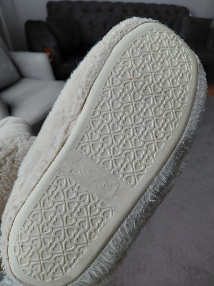 Kızlar için bej panduf - Görsel 3