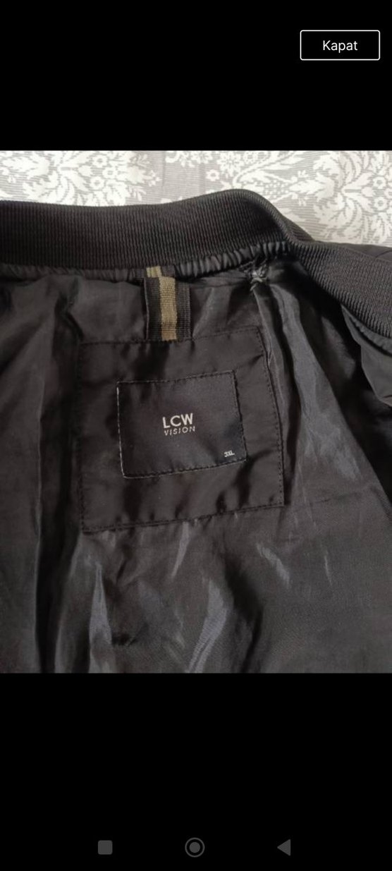 Dik Yaka Siyah Fermuarlı Kadın Ceket - Görsel 4