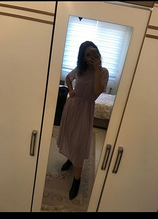 Lila elbise